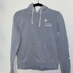 Rip curl hoodie, light blue medium